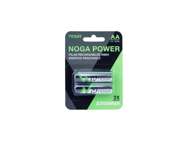 &u+ PILA AA RECARGABLE NOGA 2900 MHA